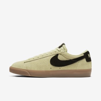 Nike SB Blazer Low GT - Férfi Deszkás Cipő - Olivazöld/Olivazöld/Világos Barna/Fekete